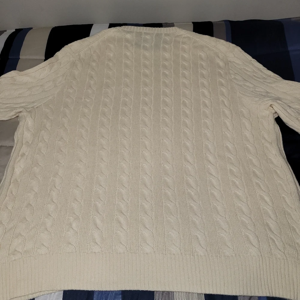 Polo Ralph Lauren Sweater- Men's Big & Tall Size 4XLT- Cream